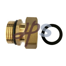 brass union connector for brass manifold